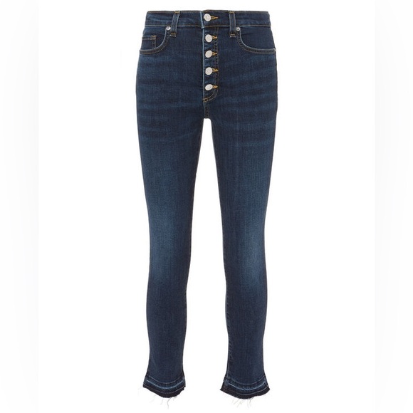 Veronica Beard Debbie Frayed Skinny Jeans. Size 25 - Picture 3 of 10